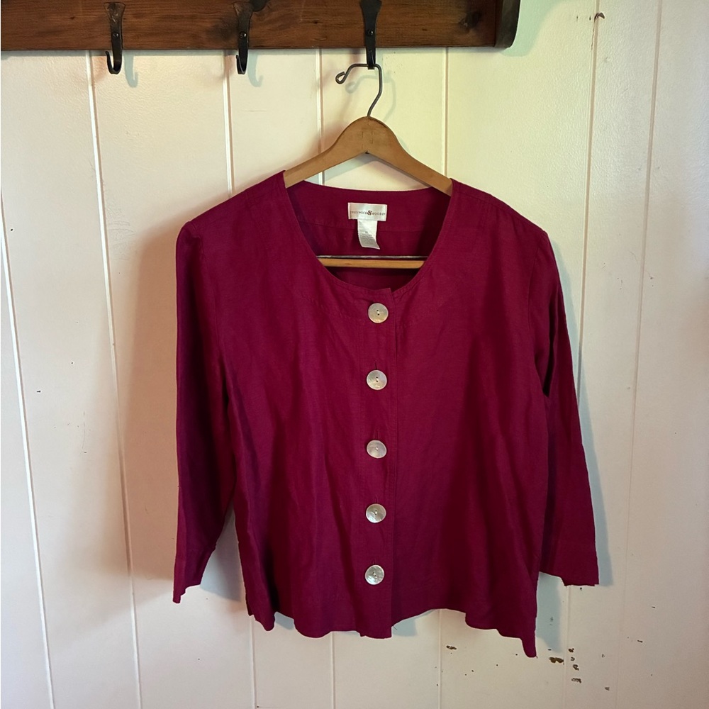 Vintage Linen Blouse